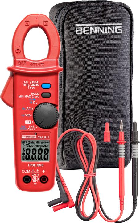 Actual product image Benning 044689 Digital Current Clamp Multimeter (CAT III 600V, CAT IV 300V)
