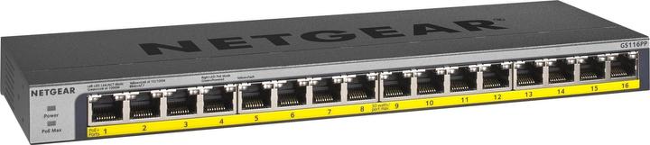 Actual product image Netgear Switch 16x GE GS116LP-100EUS unmanaged (16 Ports)