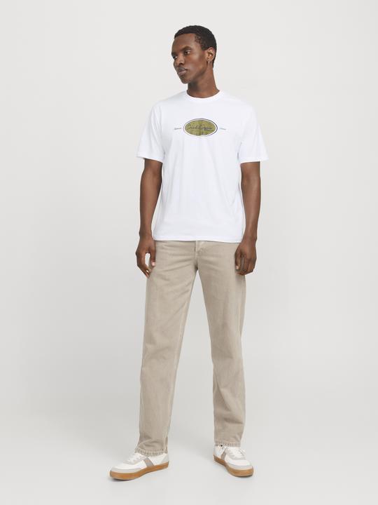 Produktbild Jack & Jones Gedruckt Rundhalsausschnitt T-shirt T-shirt (M)