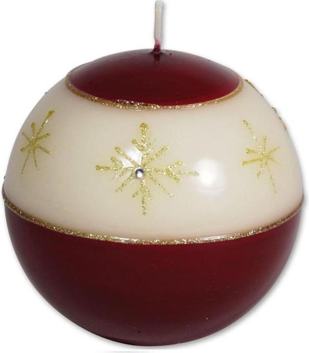 Seyko Geschenke 110470 - Kerzenkugel "Merkur" rot, 10 cm