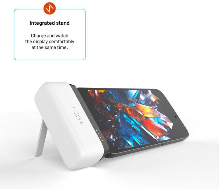 Actual product image Fixed Zen 5 Plug-in PowerBank, PD 20W, 5 000 mAh, white (5000 mAh, 20 W, 5000 Wh)