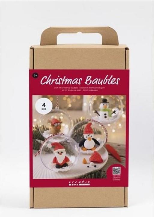 Produktbild Creativ Company Bastelset Weihnachtskugeln Modellieren
