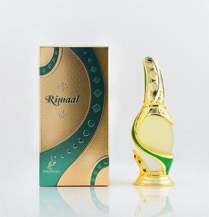 Actual product image Khadlaj Rimaal Green - Perfumed Oil Without Alcohol - 15 ml (Extrait De Parfum, 15 ml)