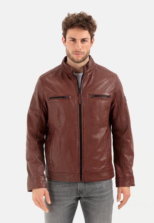 Immagine prodotto Camel Active Blouson in pelle con collo alto (52)