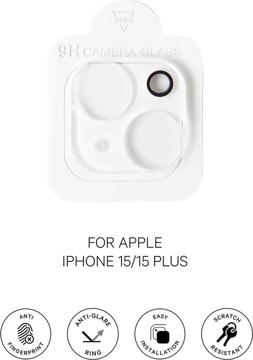 Actual product image Paladin Camera Shield cover (1 Piece, Apple iPhone 15 Plus, Apple iPhone 15)