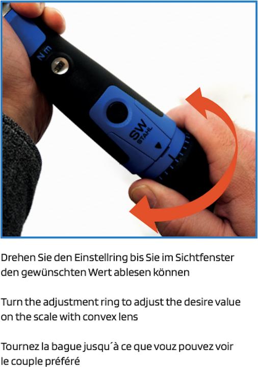 Produktbild SW-Stahl 03876L Drehmomentschlüssel 3/4 Zoll 110-550 Nm I Antrieb Vierkant 3/4" Drehmomentschlüssel (3/4", 110 Nm, 550 Nm)