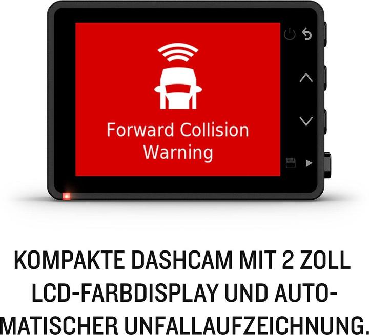 Image du produit Garmin Dash Cam 67W (Bluetooth, WiFi, Écran intégré, Microphone intégré, WQHD)