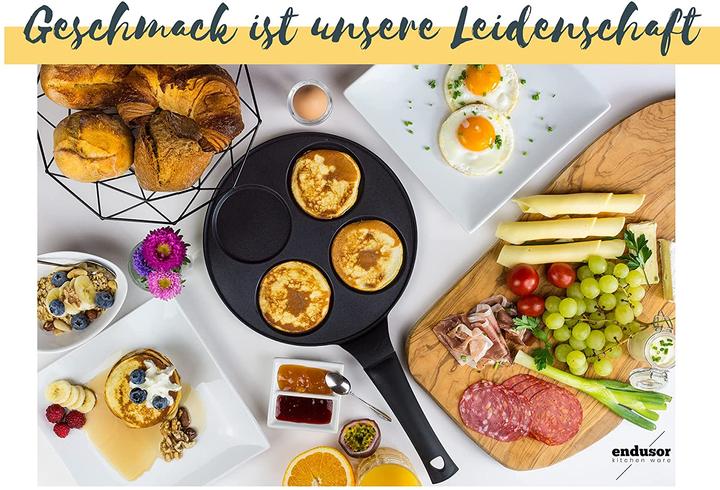 Produktbild Endusor Pancake Pfanne (26 cm, Bratpfanne, Aluminiumguss)