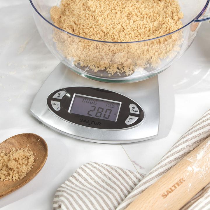 Actual product image Salter 1069 SVDR 5 kg electronic kitchen scale - Sidabrinis