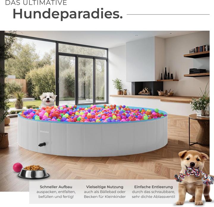 Image du produit tectake Piscine pour chiens Nele (Piscine pour chiens)