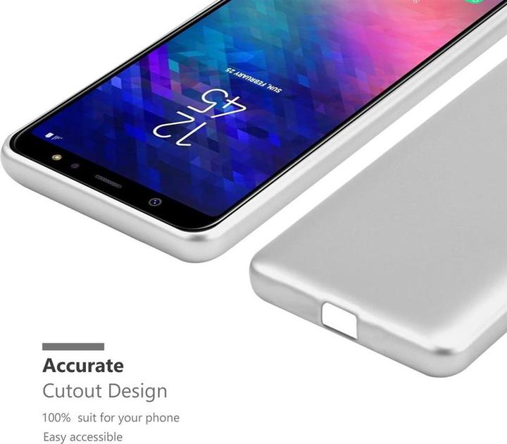 Actual product image Cadorabo TPU Matt Metallic Cover (Samsung Galaxy A6+)