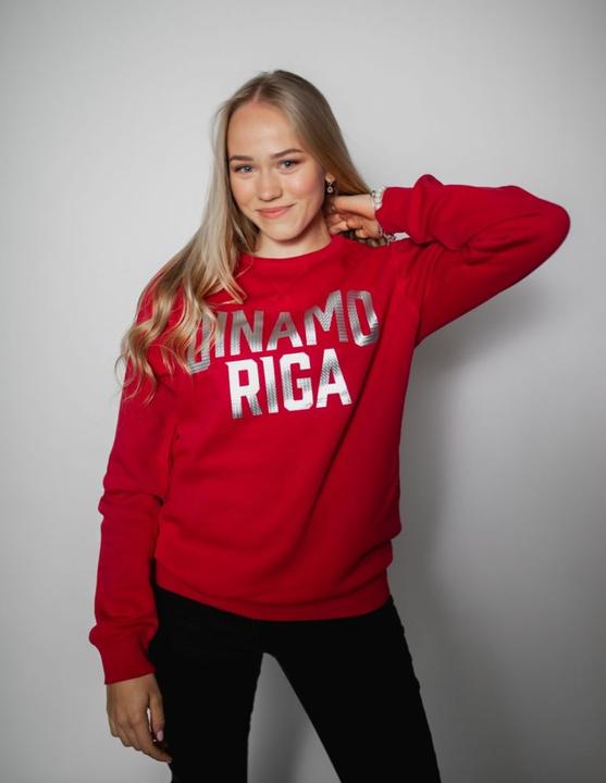 Actual product image Dinamo Women's T-SHIRT L "" WITH RED METALLIC PRINTING (L)