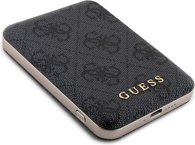 Actual product image Guess Zestaw GUBPM5N614GEMGK iPhone 11 6.1" hardcase + Powerbank 5000mAh MagSafe czarny/black 4G Met (Apple iPhone 11)
