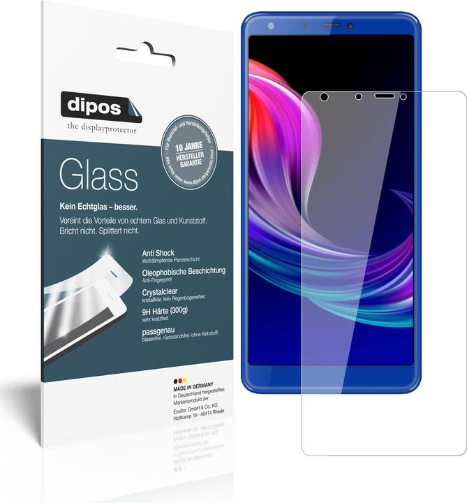 Actual product image Dipos Screen Protector Anti-Shock (2 Piece, Panasonic Eluga Ray 600)