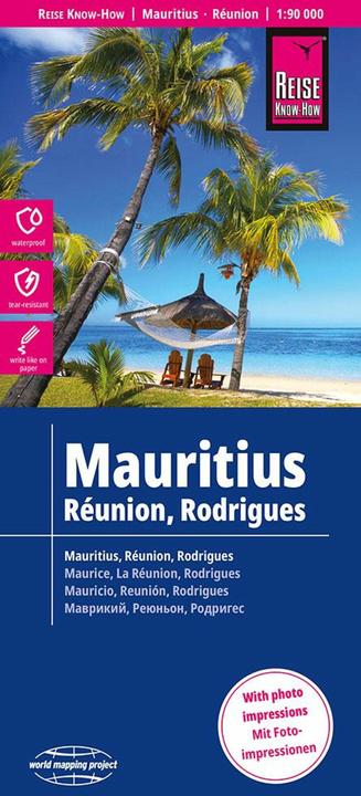Image du produit Carte Maurice, Réunion, Rodrigues (1:90.000)