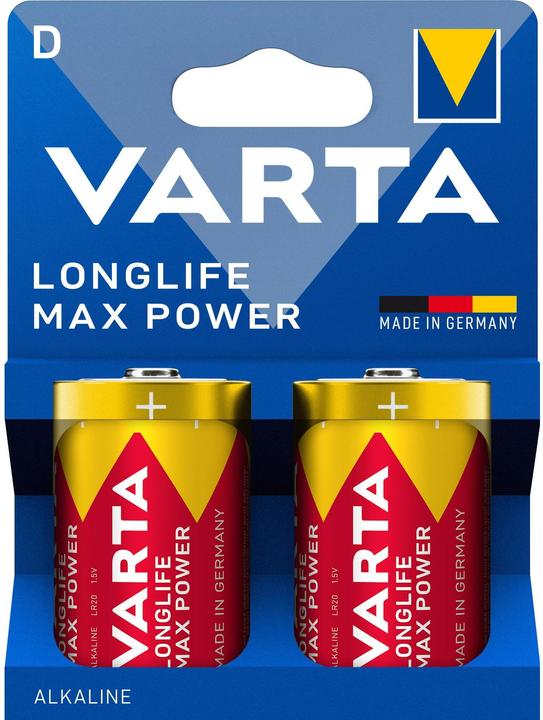 Varta Longlife Max Power D 2er Bli (2 pcs., D, 16500 mAh)