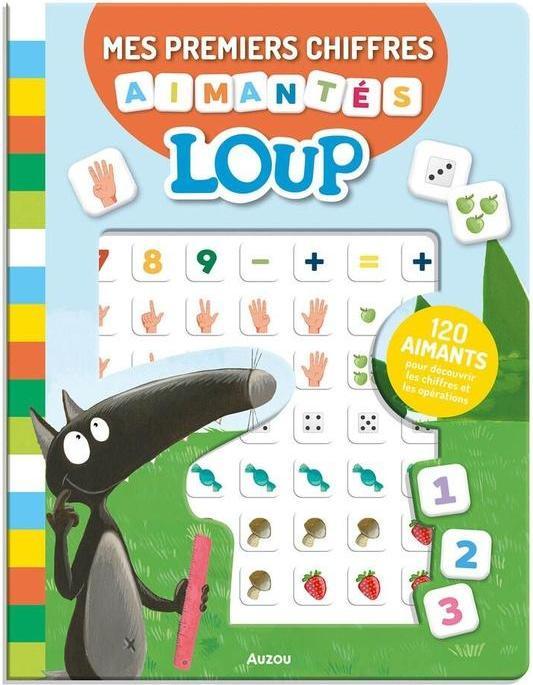Produktbild Auzou France Mes premiers chiffres aimantés Loup (Französisch, Thuillier Eléonore, Lallemand Orianne, 2025)