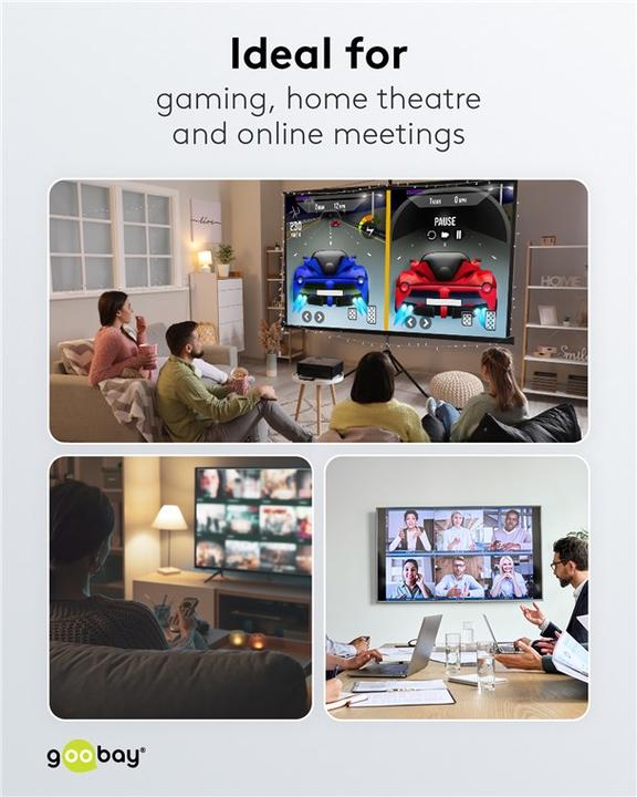 Actual product image Goobay HDMI Matrix Switch 4 to 2 4K @ 30 Hz