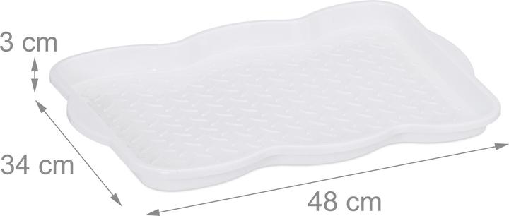 Actual product image Relaxdays Shoe drip tray (48 x 34 x 3 cm)