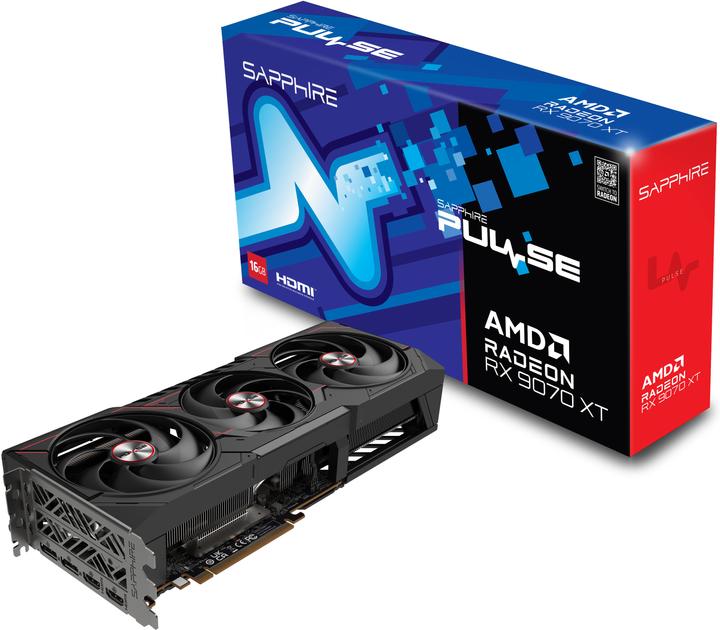 Actual product image Sapphire Pulse Radeon RX 9070 XT Gaming (16 GB)