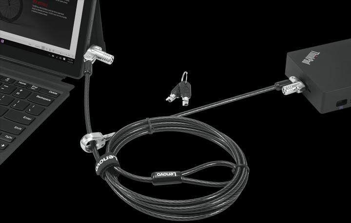 Actual product image Lenovo Kensington NanoSaver Twin Head Nano/MS 2.0 MasterKey