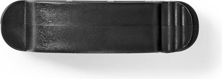 Produktbild Nedis Kabelmanagement Kabelclip Gesperrt 3 Stück Silikon 55 mm Schwarz (Kunststoffkabelbinder, 55 mm, 3 Stk.)