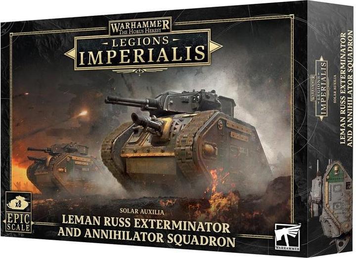 Produktbild Games Workshop Legions Imperialis: Leman Russ Exterminator And Annihilator Squadron (Kunststoff)