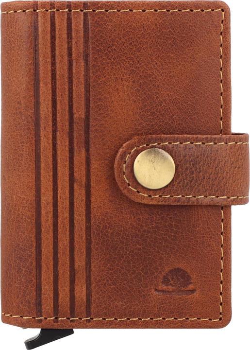 Greenburry Vintage Geldbörse RFID Schutz Leder 7.5 cm