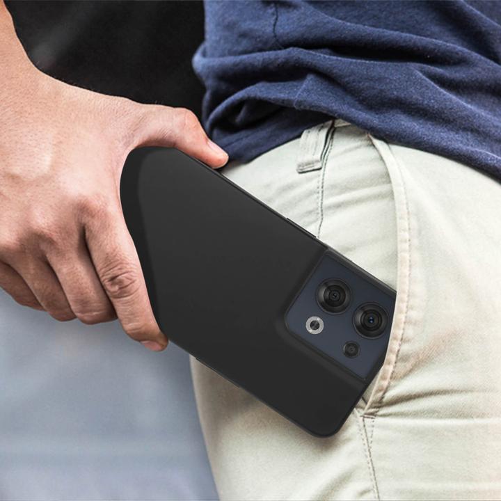Image du produit OPPO Couverture rigide Silicon Black (Oppo Reno 8)