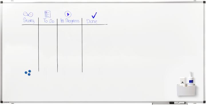 Produktbild Legamaster Magnethaftendes Whiteboard Premium 90 cm x 180 cm (90 x 180 cm)