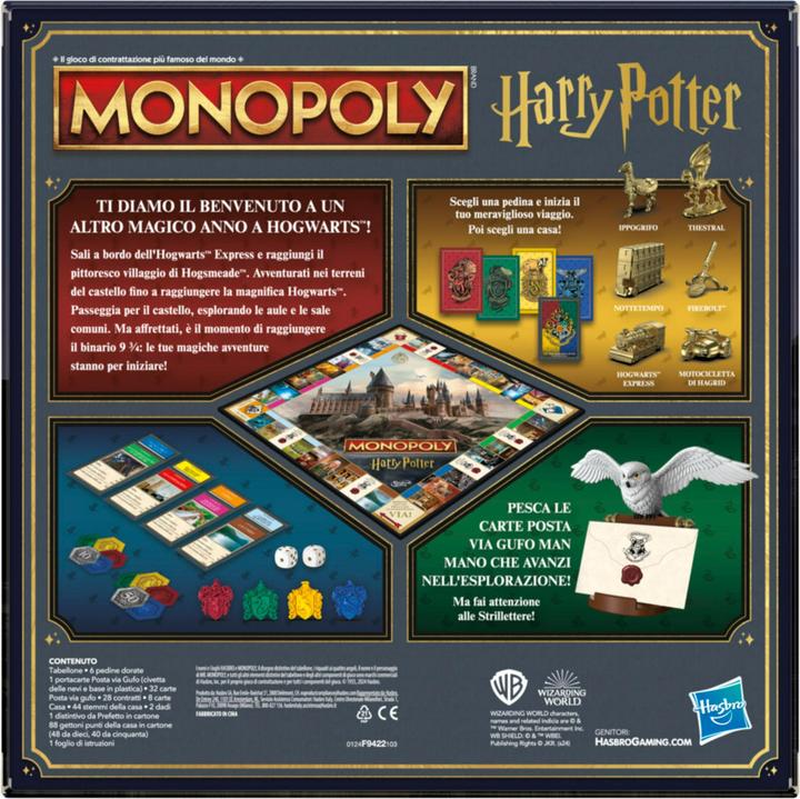 Produktbild Hasbro Gaming Monopoly Harry Potter (Italienisch)