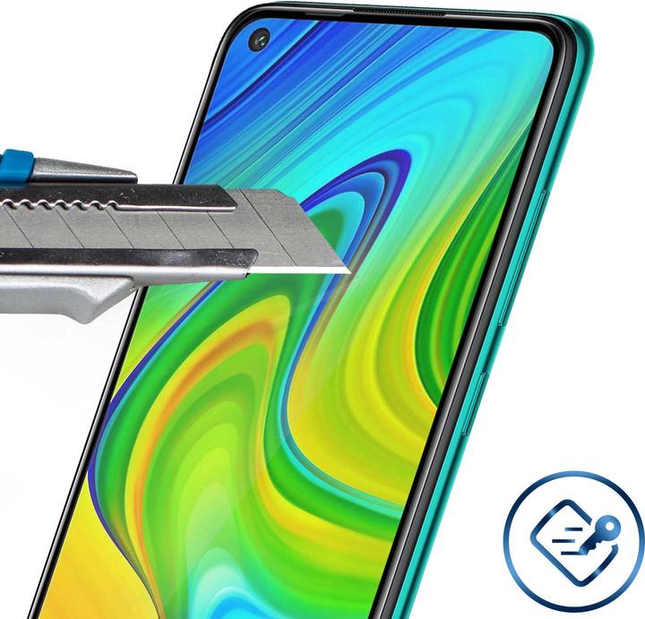 Immagine prodotto Avizar Vetro antiproiettile, pellicola di protezione del vetro, vetro protettivo (1 Pezzo/i, Xiaomi Redmi Note 9)
