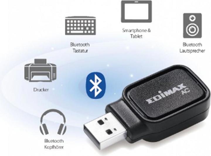 Produktbild edimax EW-7611UCB: AC600 & BT USB-Adapter (USB)