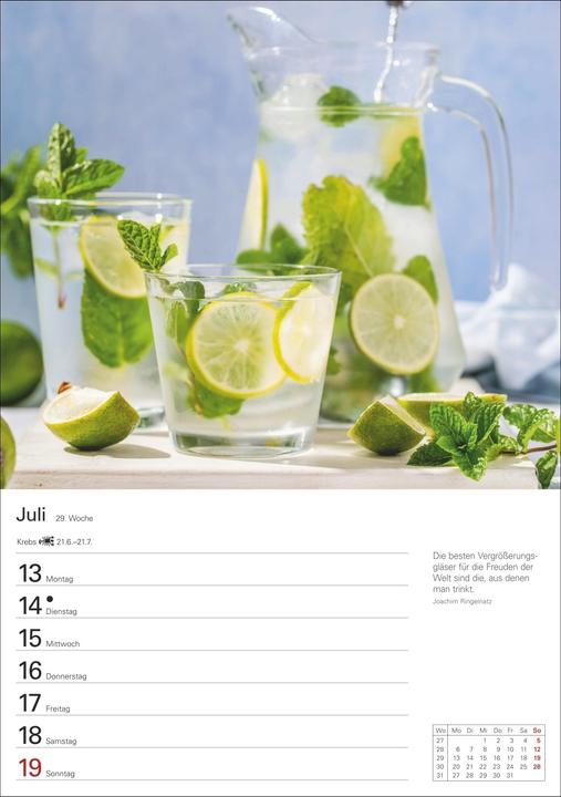Produktbild Harenberg Küchenkalender Wochenplaner 2026 - 53 inspirierende Fotografien (Deutsch)