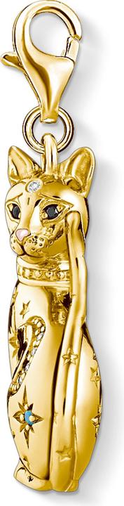 Actual product image Thomas Sabo Charm pendant (Cold enamel, 925 sterling silver, 750 yellow gold gilding)