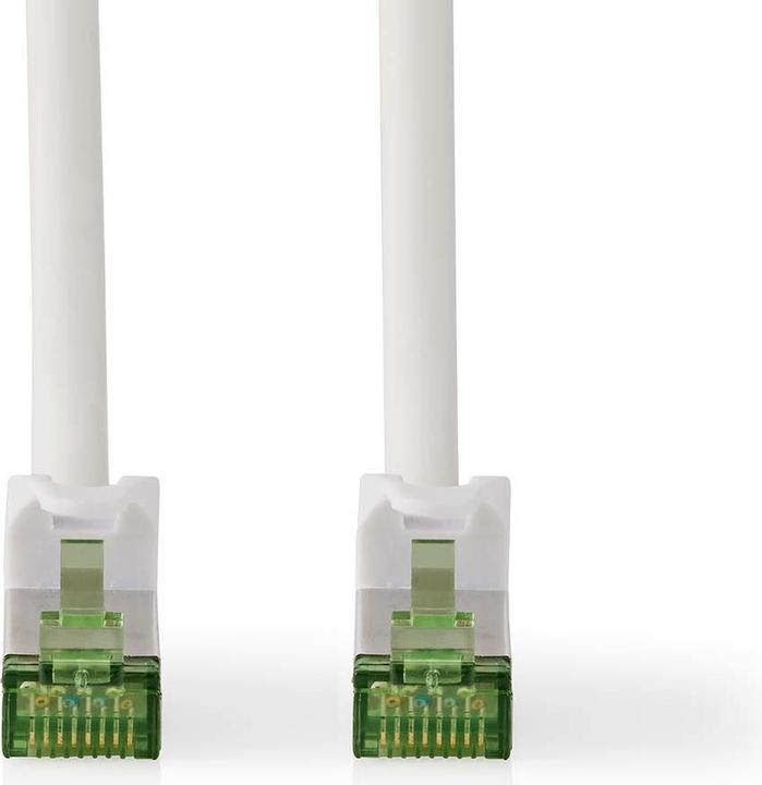 Image du produit Nedis CCGB85420WT30 Câble Cat 7 PiMF RJ45 mâle RJ45 mâle 3.00 m Rond LSZH Blanc Box (S/FTP, CAT7, 3 m)
