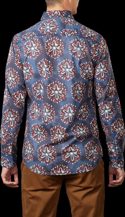 Immagine prodotto Scotch & Soda Washed Poplin Shirt Long Sleeve Blue (L)