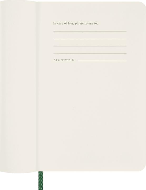 Actual product image Moleskine Notebook (A6, Pocket, English)