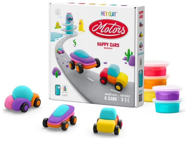 Image du produit TM Toys Hey Clay Happy Cars Set For 3+ Years 60902