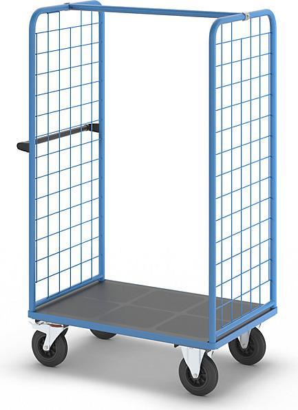 Produktbild eurokraft pro Etagenwagen mit Gitter-Seitenwänden (500 kg)