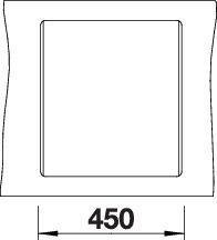 Produktbild Blanco DALAGO 45-F (Spülbecken Zubehör, 45.50 cm, 50 cm)