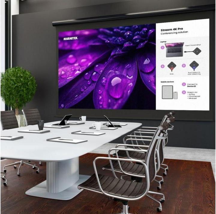 Image du produit Marmitek Präsentations-System Stream 4K Pro Kit, Gewicht: 170 g (50 m, HDMI 2.0)