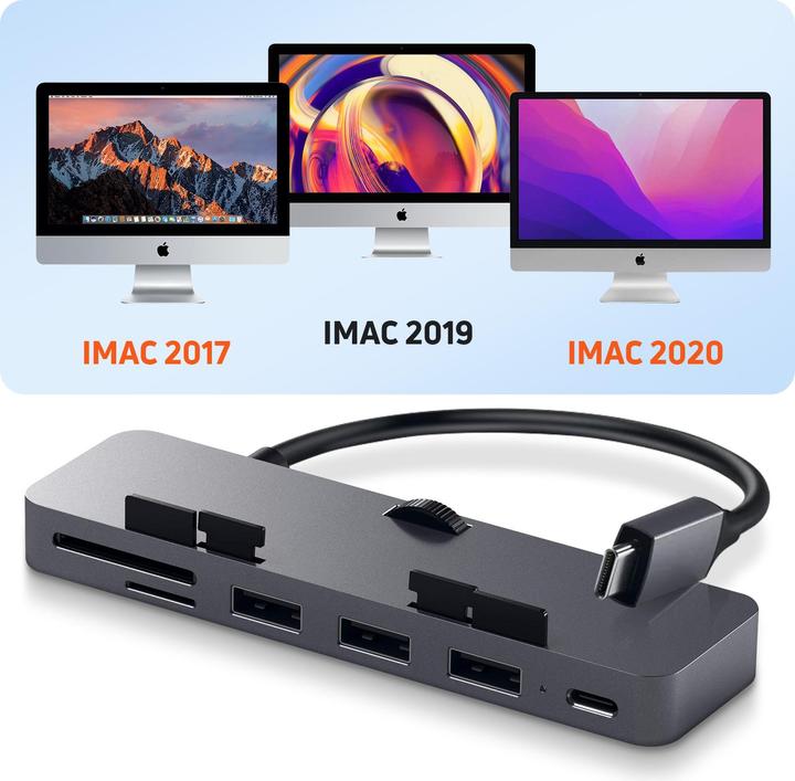 Produktbild Satechi Clamp Hub Pro (USB-C, 5 Ports)