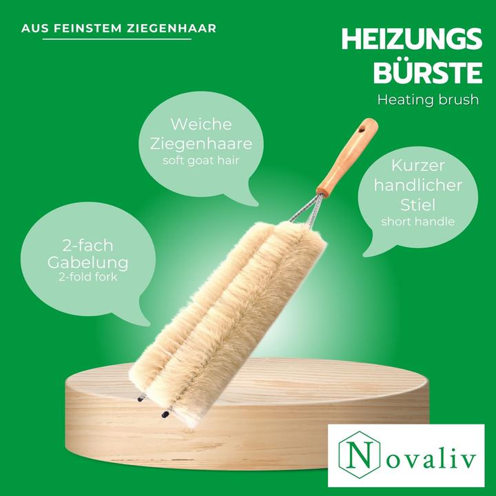 Produktbild Novaliv Heizkörperbürste Rippenheizkörper Heizungsbürste Heizkörper Reinigungsbürste 47x14cm IDEAL a (1 Stk.)