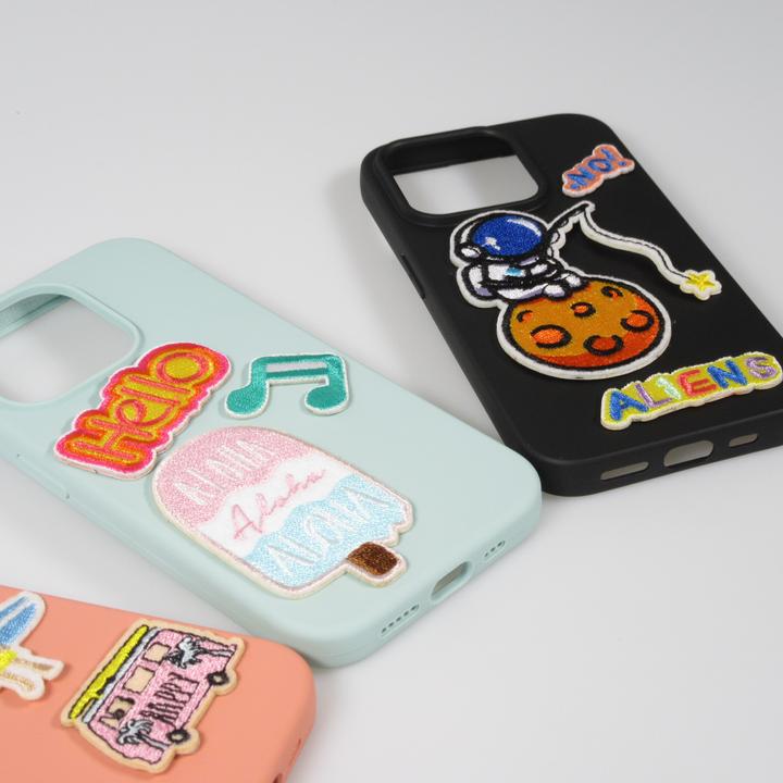 Produktbild PhoneLook Sticker Aufkleber für Handy/Tablet/Computer 3D gestickt Hello! Bubble