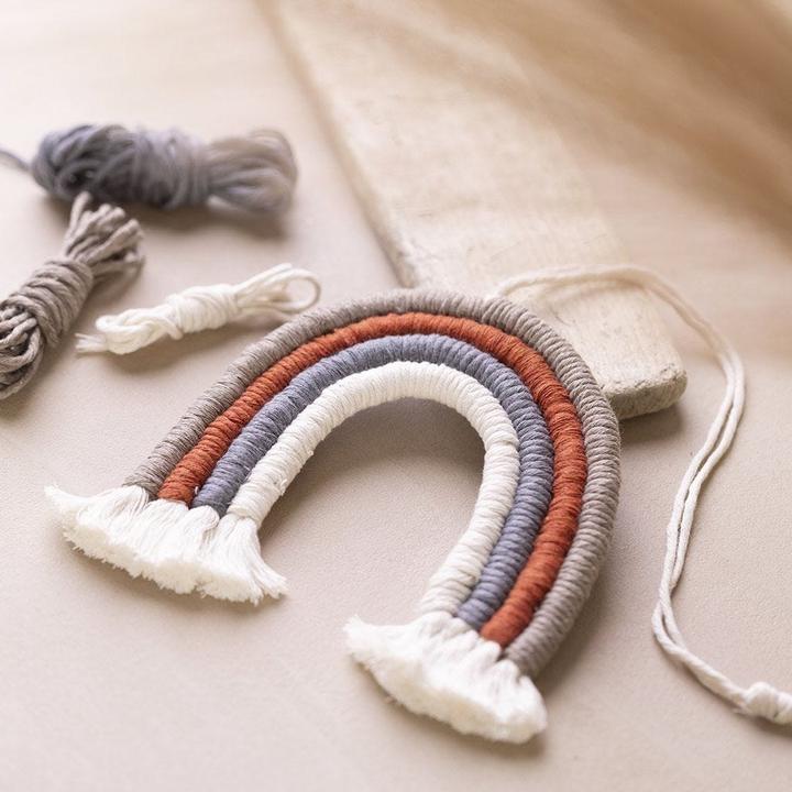 Image du produit Creativ Company Fil de coton Macramé Cordon Rouge (198 m)