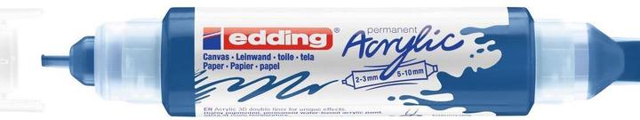 Immagine prodotto Edding Marcatore acrilico 5400 Double Liner (Blu genziana, 10 mm, 1 x)