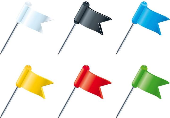 Produktbild Exacompta Markierfahnen, multicolor (20 Stück, 9 mm)