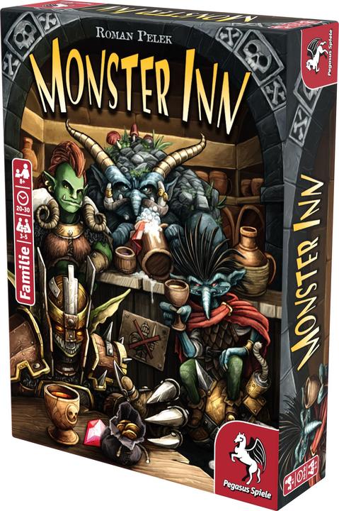 Image du produit Pegasus 18288G - Monster Inn, jeu de cartes, pour 3-5 joueurs, à partir de 8 ans (édition allemande) (Allemand)