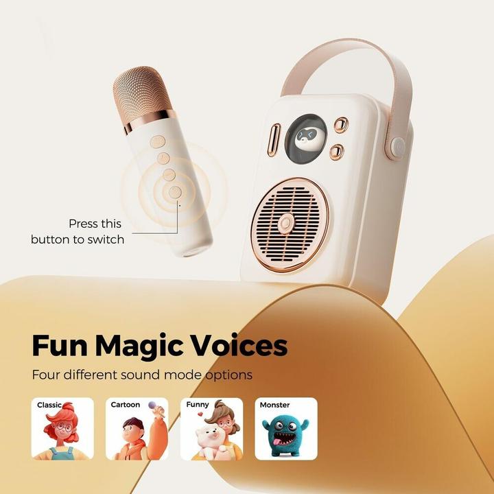Actual product image Soundpeats Wireless Bluetooth Speaker Hi-sing (ivory)